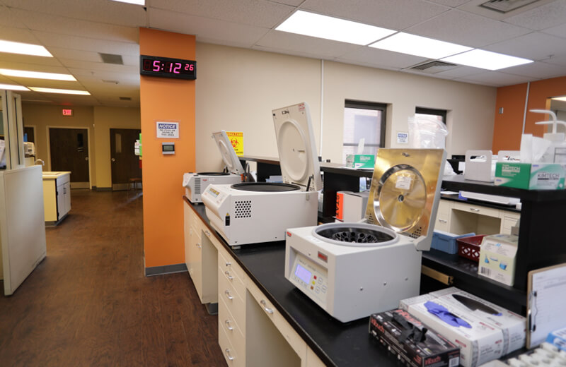 inside the facility